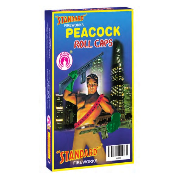 Peacock Roll Caps