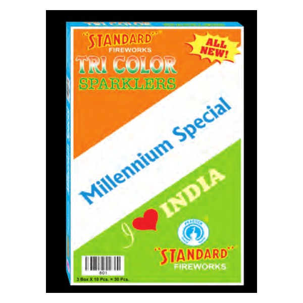 15 CM  Tri Color Sparklers